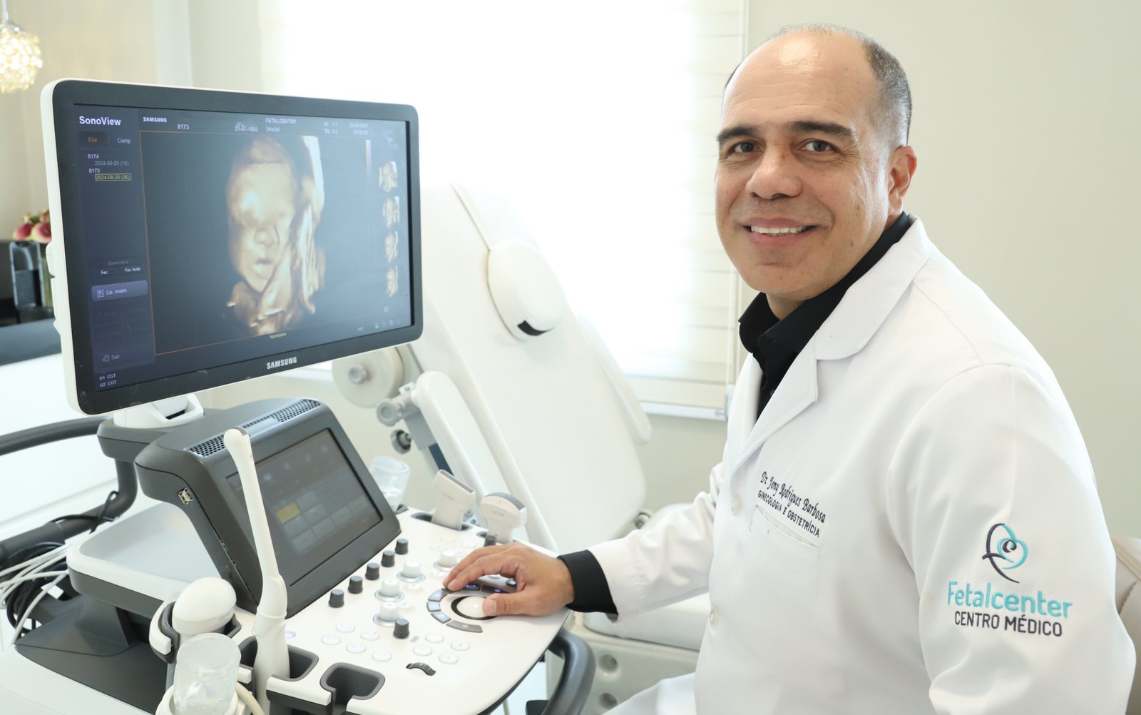 Exame de ultrassonografia